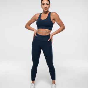 FIERCE Sports Bra in Steel Blue