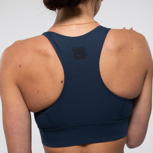 FIERCE Sports Bra in Steel Blue