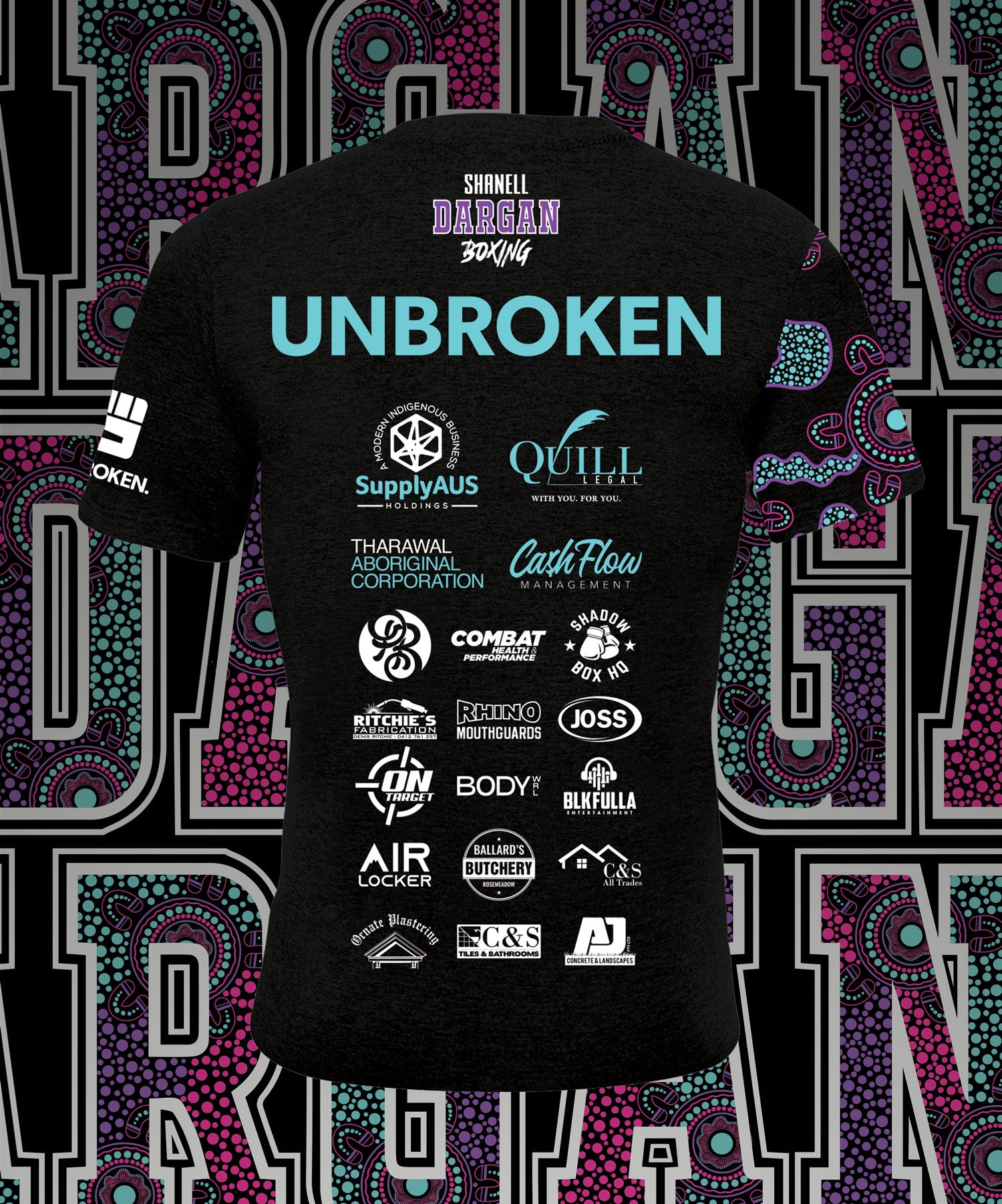 SHANELL DARGAN Performance Tee in Black