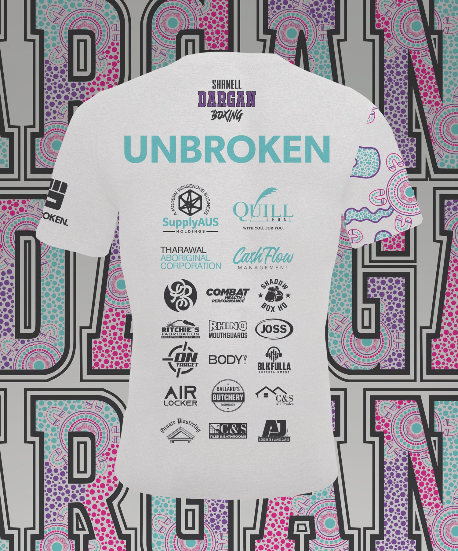 SHANELL DARGAN Performance Tee in White