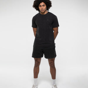 TURN UP Performance Tee in Black Wash