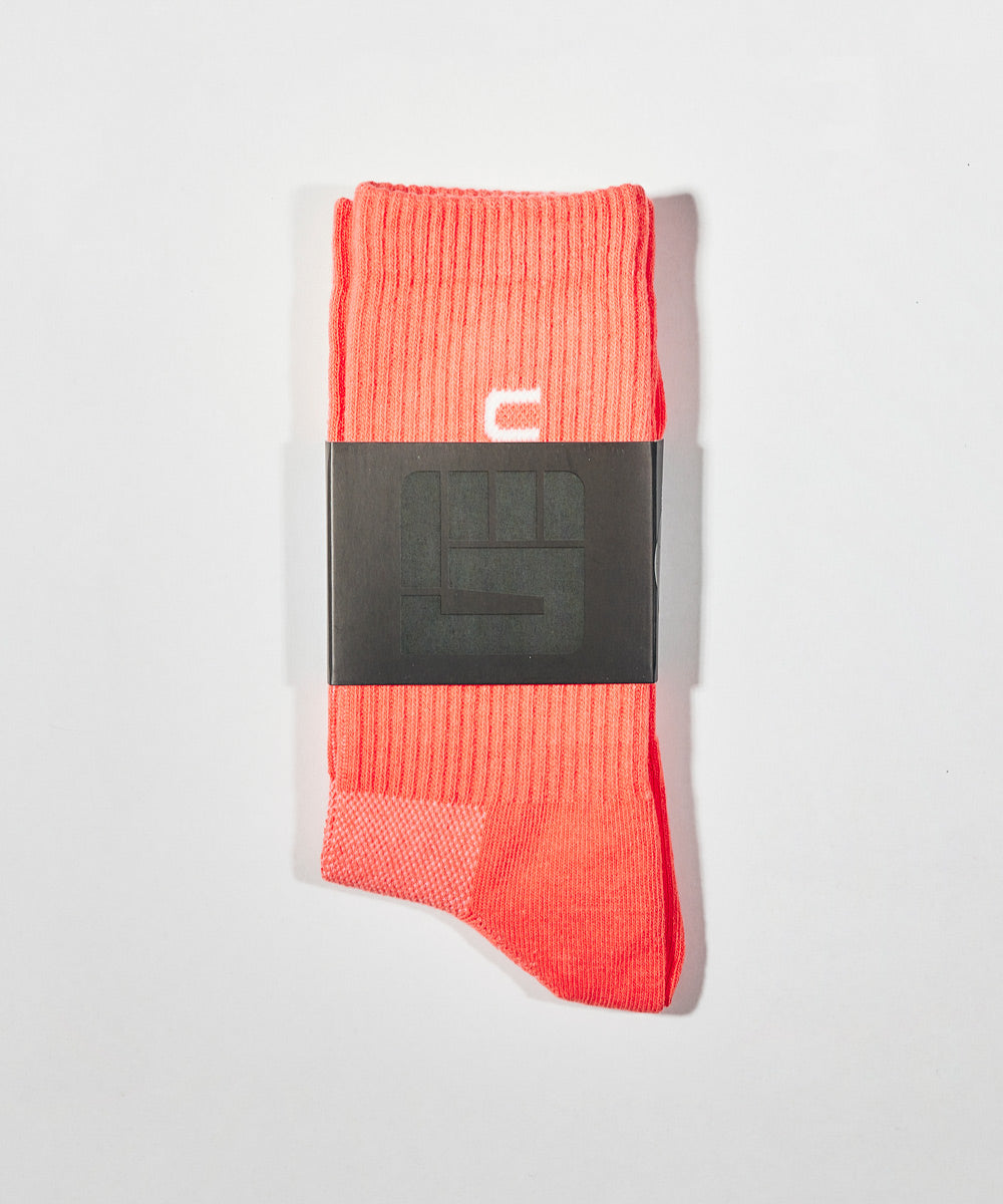 UBKN Crew Socks in Coral