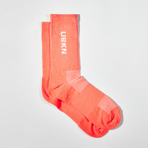 UBKN Crew Socks in Coral