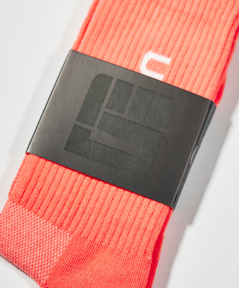 UBKN Crew Socks in Coral