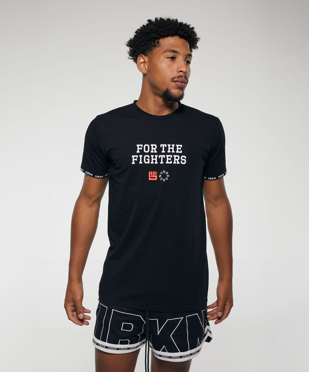 FIGHTERS Performance Tee in Black