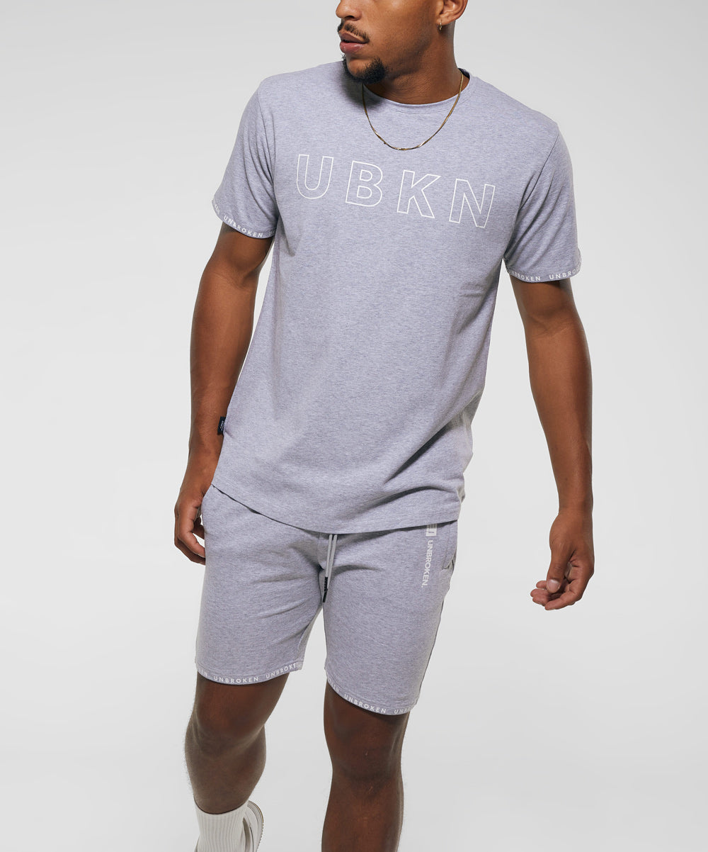 LIMITED EDITION Sweat Short in Grey Marle