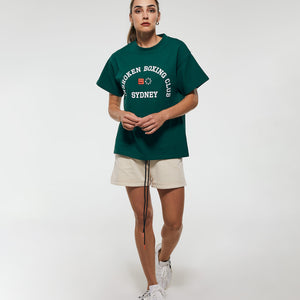 Styled with a streetwear vibe and made from our premium organic cotton, the CLUB Oversized Tee is an extra big and extra heavy fit, with dropped shoulder sleeves.  Extra heavy. Extra big. Size down for a regular oversized fit. Ladies, double size down for extra big, or triple size down for regular oversized.
