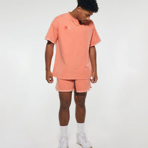 EIGHT Oversized Tee in Coral Wash