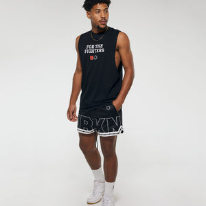 GAME CHANGER Mid Basketball Short in Black