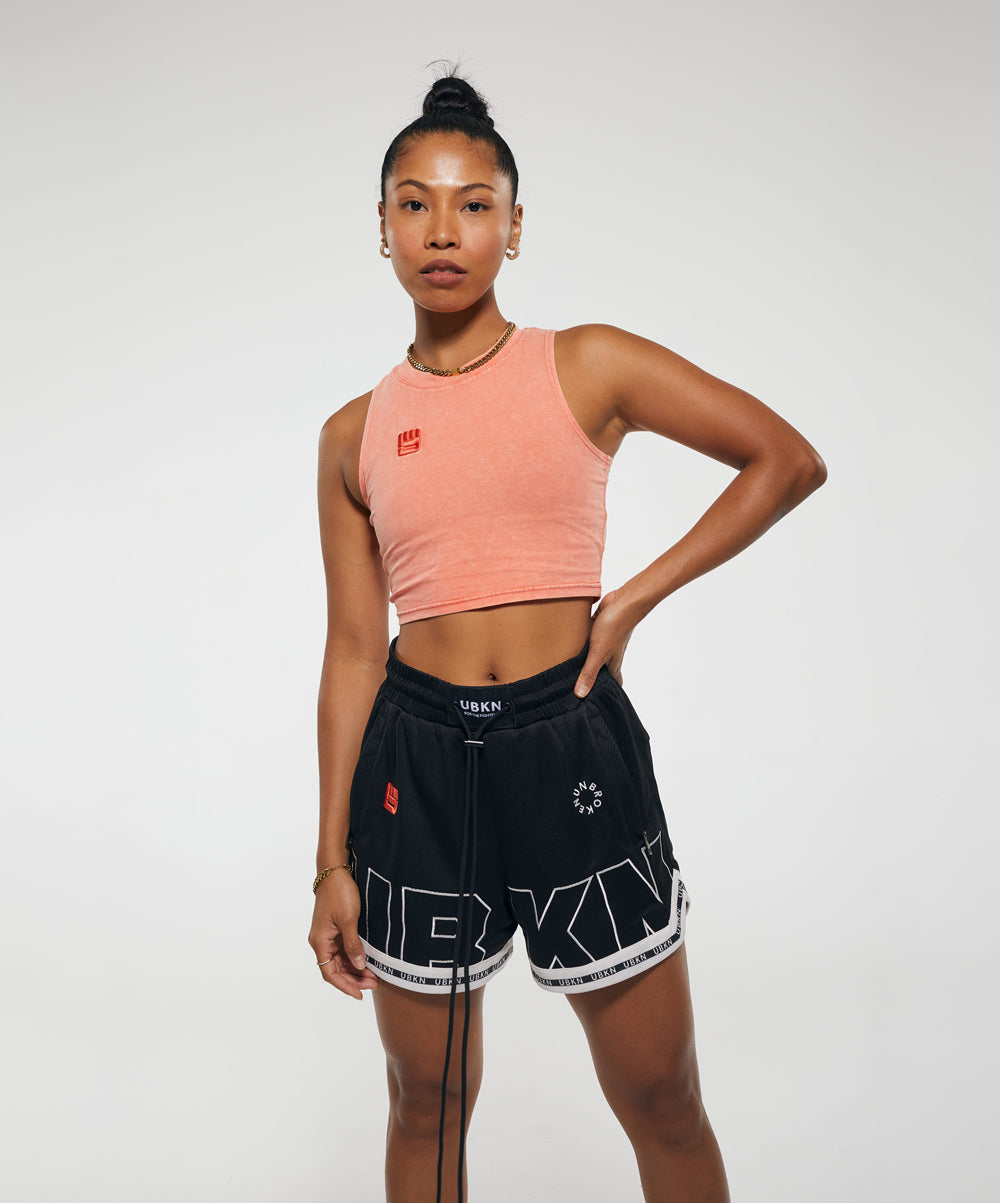 GAME CHANGER Mid Basketball Short in Black