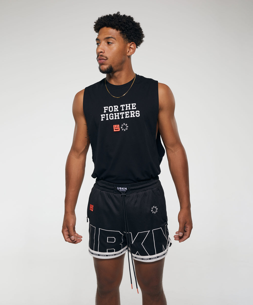 GAME CHANGER Mid Basketball Short in Black