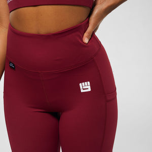 STRONGER Full Legging in Berry