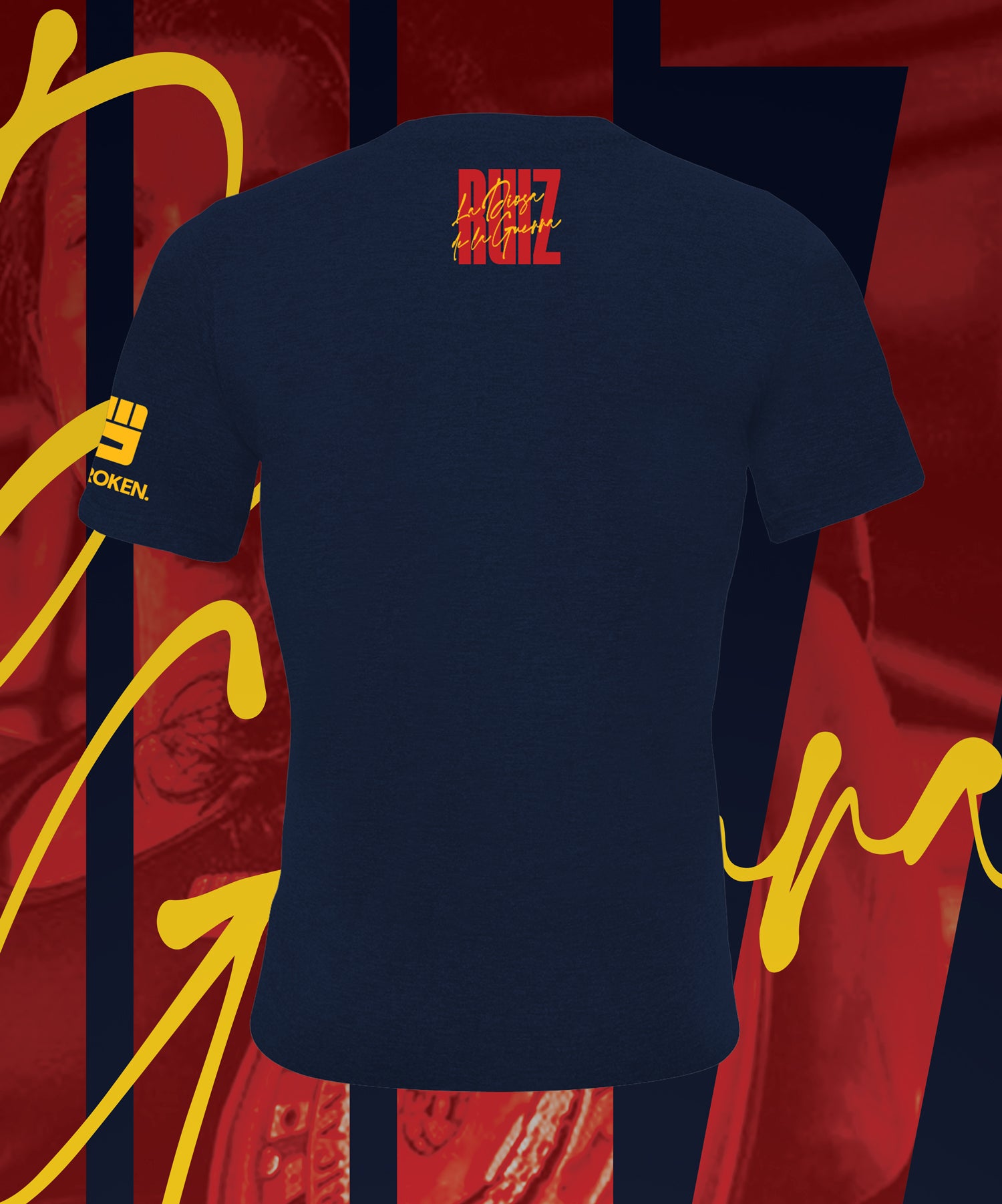 VIVIANA RUIZ Performance Tee in Navy